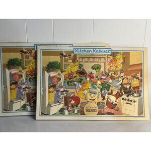VTG Walt Disney EPCOT Center 1982 Kitchen Kabaret "Kitchen Krackpots" Placemat